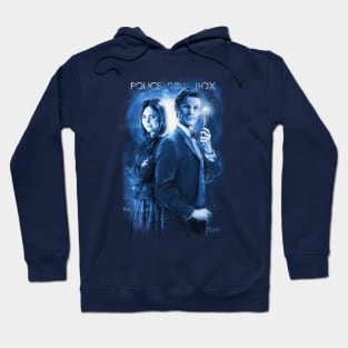 11th Doctor and Clara Hoodie